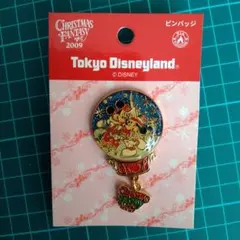 【新品未使用】東京ディズニーランドクリスマスファンタジー ピンバッジ 2009