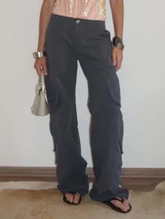 sculptor washed cargo pants dusty navy