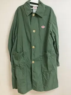 DANTON ナイロンタフタステンカラーコート　カーキ　緑　ダントン