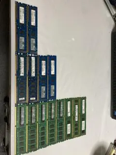 PC用メモリー4GB PC3 12800U 12枚セット ジャンク - メルカリ