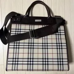 【新品未使用レア】BURBERRY ノバチェック トートバッグ ハンドバッグ