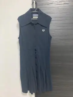 Fred Perry ノースリーブワンピース ネイビー