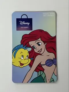【新品未使用】Disney THE MARKET 限定カード アリエル