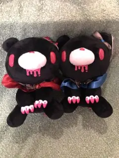 チャックスＧＰ　いたずらぐまのグルーミー ぬいぐるみ ブラック 3種 タグ付き チャックスGP いたずらぐまのグルーミー ぬいぐるみ ブラック