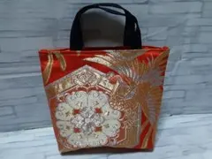 帯リメイク トートバッグ 一点もの 和モダン 帯バッグ 885 タッセル