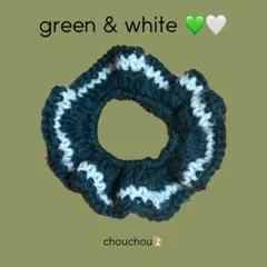 シュシュ ハンドメイド 編み物