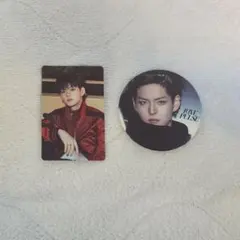 TREASURE ヨシ love pulseグッズ トレカと缶バッジセット