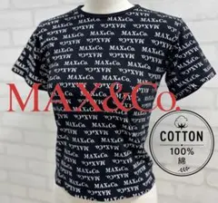 ★美品★ MAX&Co. ロゴ総柄 Tシャツ コットン100%のサムネイル