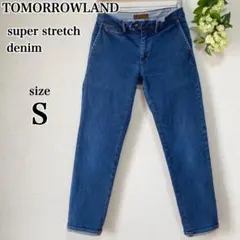 TOMORROWLANDスーパーストレッチデニム スリムスラックス　44　S相当のサムネイル