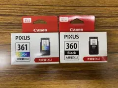 キャノン PIXUS インクカートリッジ BC-360 / BC-361 セット - メルカリ