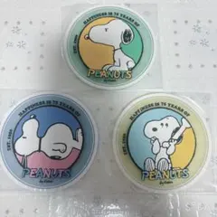 スヌーピー クリアラバーコースター 3種セット