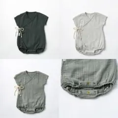MARLMARL half moon ラップスタイルロンパース 3色セット
