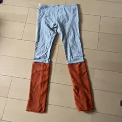 tejas グレーオレンジ レギンス