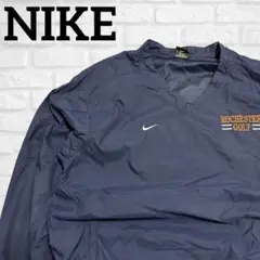 90s〜00s NIKE プルオーバーナイロンジャケット　刺繍ロゴ　XXL NIKE - ＊90sNIKE＊ナイキ＊ナイロンジャケット＊刺繍ビックロゴ