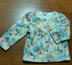 オンワード樫山　花柄　裏起毛　アンズファム