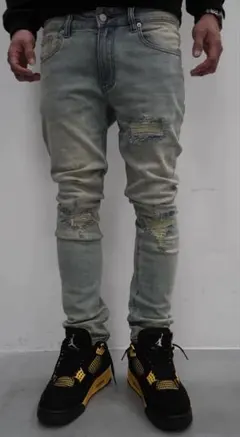 janpari デニム スキニー