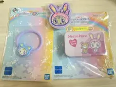 ナルミヤ一番くじ　メゾピアノ　ミニ缶ケース　キャラプリケチャーム　ヘアゴム