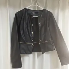 zaraレザージャケット
