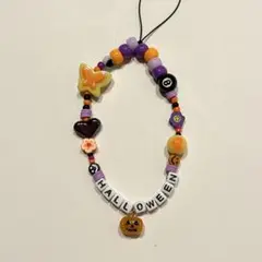 ビーズストラップ　ハロウィン　Laule'a__beads