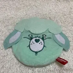 ケアベアふわふわフェイス巾着＆フェイス ポーチ2ガチャ