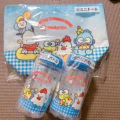 からあげクン　サンリオキャラクター　当たりくじ　クリアボトル　ミニトート