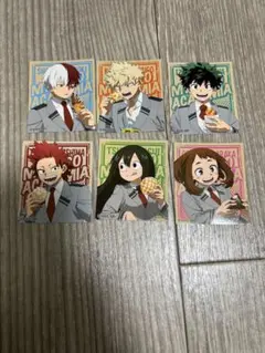 僕のヒーローアカデミア オリジナルステッカー 6枚セット セブンイレブン限定