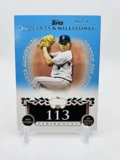 2008 Topps 10シリ限定MOMENTS MILESTONES 松坂大輔