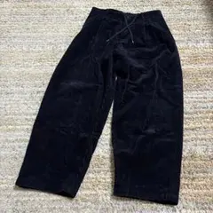 FREAK'S STORE コーデュロイパンツ ワイド L 黒 ブラック