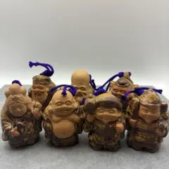 七福神 土鈴 7体揃い 陶器 焼き物 縁起物 福の神 郷土玩具 元箱付き