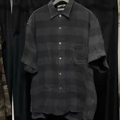 ELECTRIC COTTAGE 半袖チェックシャツ