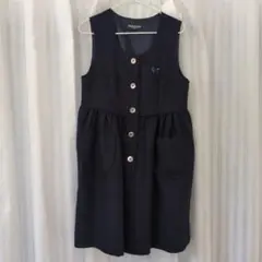 FAMILIAR ネイビー ワンピース ノースリーブ