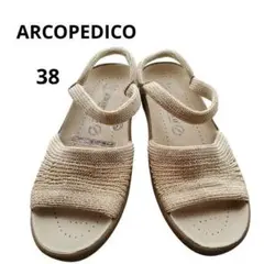 ★美品★ ARCOPEDICO ストラップサンダル ベージュ 38のサムネイル