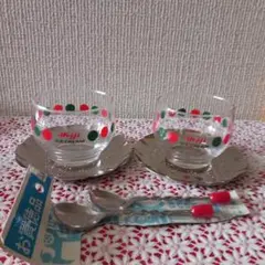 昭和レトロ Meiji ICE CREAM カップ スプーン付のサムネイル