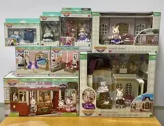 【すべて新品】シルバニア　タウンシリーズ　8点セット　海外版