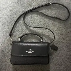 COACH 紺　ショルダーバッグ　ミニ