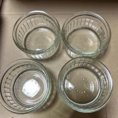 ガラス製デザートカップ 4個セット　モロゾフ