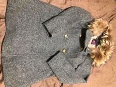 ファーのフード付きコート  値下げ   3000円→2500円