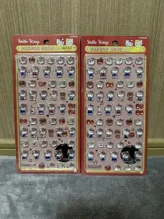 正規品 ハローキティ ボンボンドロップシールミニ 2枚セット