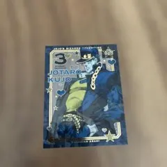 ジョジョの奇妙な冒険 空条承太郎 THE JOJO WORLD クリアステッカー