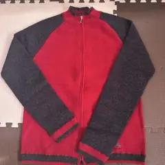 バーバリー　ブラックレーベル　ジップ　ニット サイズ3
