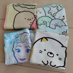 アナ雪・すみっコぐらし 給食ナフキン　ランチョンマット4枚セット