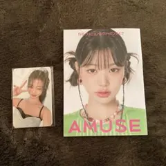 amuse ウォニョン　トレカ　アミューズ　ive 購入特典　パンフレット