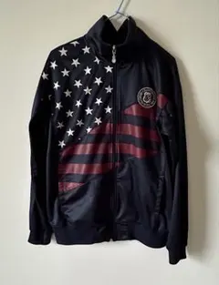 Champion（チャンピオン）ジップアップジャケット　アメリカ国旗デザイン