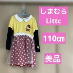 ミニー 110㎝ リトシー ワンピース なりきり ディズニー ドレス ミッキー