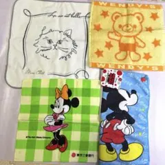 キャラクタータオルセット（ミッキー・ミニー・ウェンディーズ他
