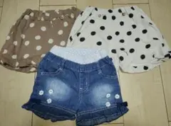 女の子　95cm　半ズボン　ショートパンツ　　まとめ売り　セット