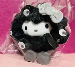 サンリオ　ミャクミャク　なりきりぬいぐるみ　Mブラック　ハローキティ