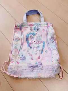 エコネコ　ユニコーンデザイン ナップザックのサムネイル