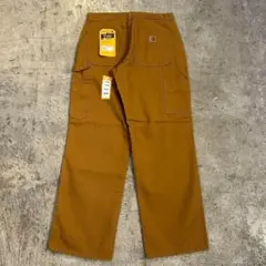 新品 カーハート B11 ウォッシュド ダック ペインター パンツ茶 31x30