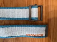 COCOLULU ボーダー柄 キャンバスベルト